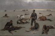 What an Unbranded Cow Has Cost, Frederic Remington